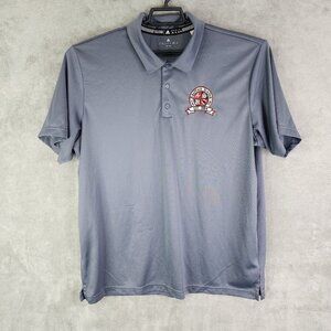 Mens Gray Adidas Polo Shirt Sheffield United Football Training Short Sleeve XL
